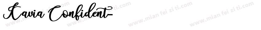 Kavia Confident字体转换